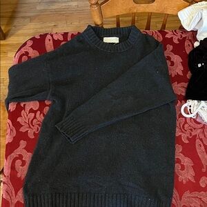 Dark Grey Crewneck Sweater/Sweater Dress